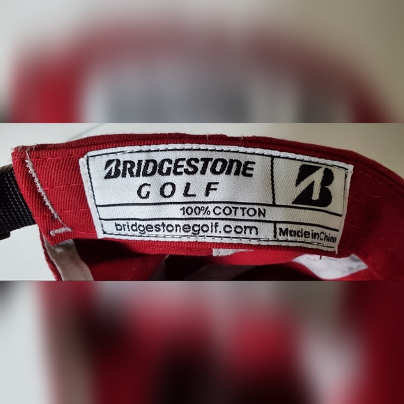 Bridgestone Golf Embroidered Strapback Hat Baseball Cap - EUC - Picture 4 of 6
